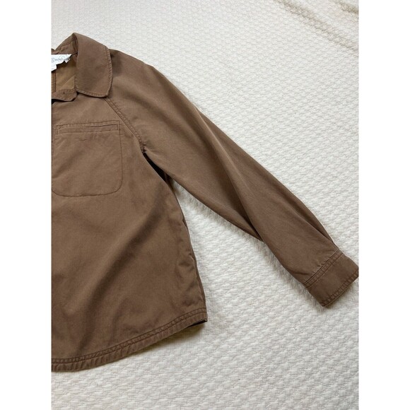 Treasure‎ & Bond Oversized Utility Shirt Safari Button Up | Brown | Womens Small - Picture 4 of 16